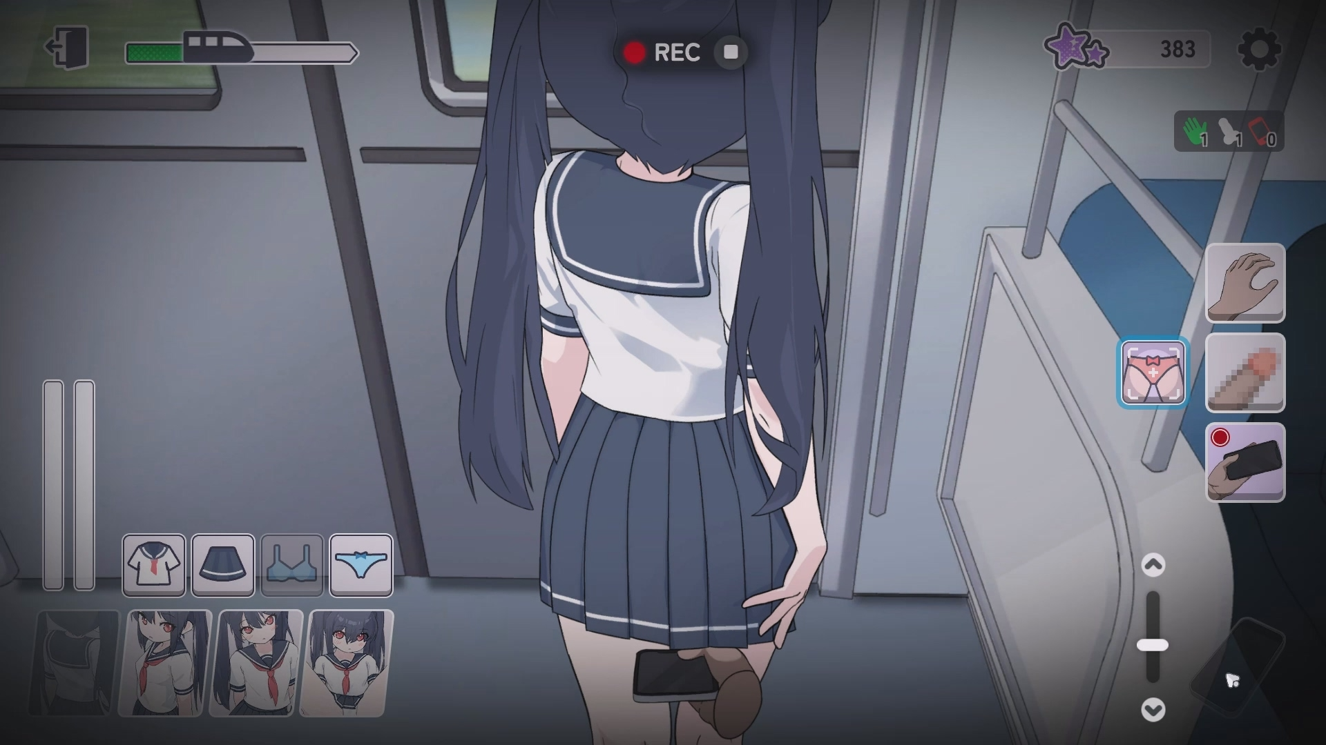 图片[3]-【互动SLG/抚摸触摸/动态/PC】通勤电车、被偷拍的少女   AI汉化版 [PC]-破次元